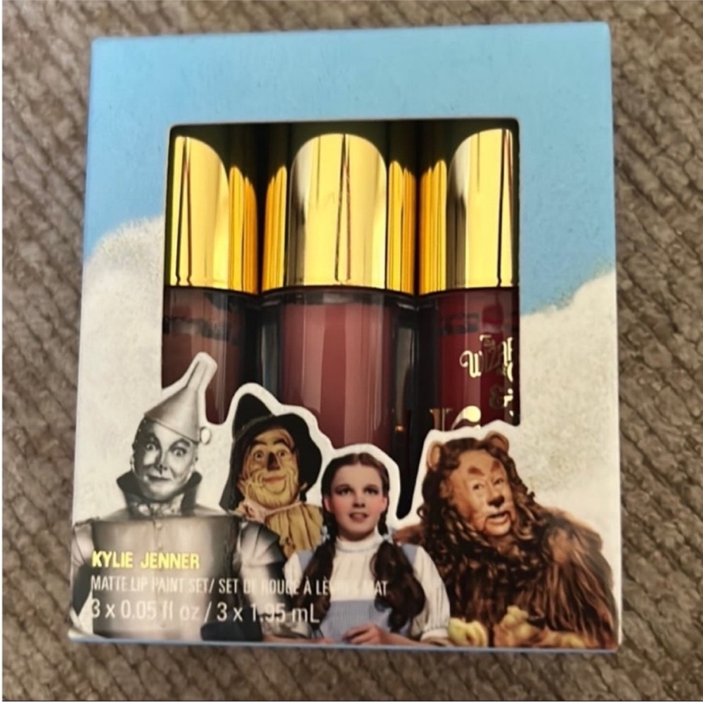 NEW Kylie Jenner Cosmetics Wizard of Oz Matte Lip Paint Limited Edition trio